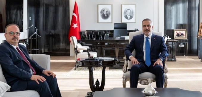 Bakan Fidan, Ankara Valisi Canbolat’ı kabul etti