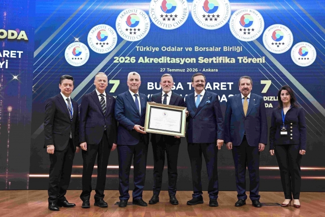 BTSO’nun Hizmet Kalitesine 7 Yıldızlı Tescil