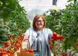 Çöp sahasında organik üretimle yılda 28 ton hasat.