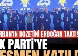 Gaziantep Milletvekili Gürban AK Parti’ye Katıldı! Rozeti Erdoğan’dan