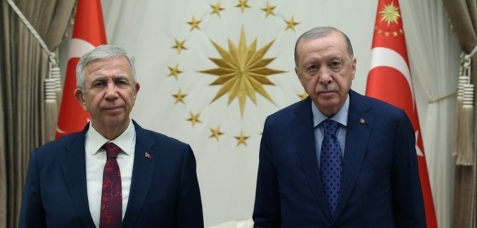 Cumhurbaşkanı Erdoğan, Mansur Yavaş’ı kabul etti