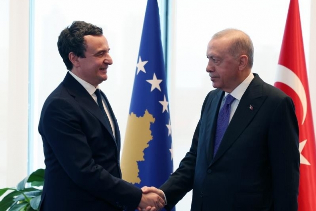 Cumhurbaşkanı Erdoğan, Kosova Başbakanı Kurti ile görüştü