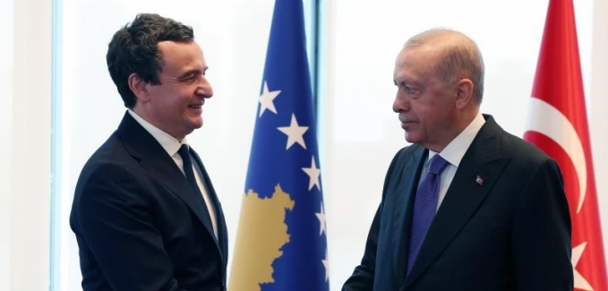 Cumhurbaşkanı Erdoğan, Kosova Başbakanı Kurti ile görüştü