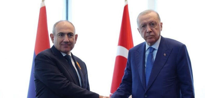 Cumhurbaşkanı Erdoğan, Ermenistan Başbakanı Paşinyan'ı kabul etti