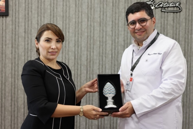 GGC HEYETİNDEN GAZİANTEP ŞEHİR HASTANESİ BAŞHEKİMİ ULUŞAN'A ZİYARET