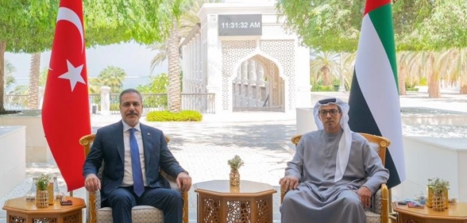 Bakan Fidan, BAE Devlet Başkanı Yardımcısı Al Nahyan ile bir araya geldi