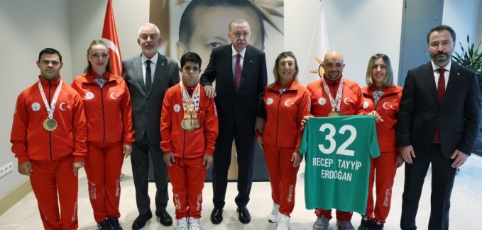 Erdoğan, Özel Sporcularla Buluştu