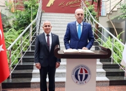 TBMM Başkanı Numan Kurtulmuş, GAÜN Rektörlüğünü ziyaret etti.