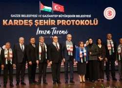 Gaziantep ile Gazze arasında kardeş şehir protokolü imzalandı.