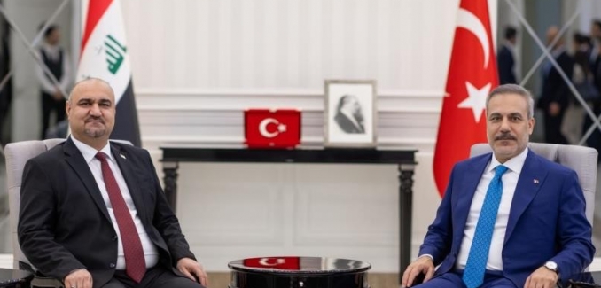 Bakan Fidan, Irak Devlet Bakanı Ağaoğlu ile bir araya geldi