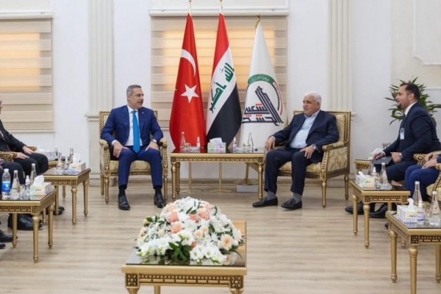 Bakan Fidan, Haşdi Şabi Komisyonu Başkanı Fayyad ile görüştü