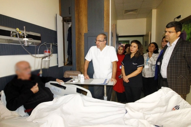 GAÜN Hastanesi’nde Hasta Hakları Günü’nde Anlamlı Ziyaret