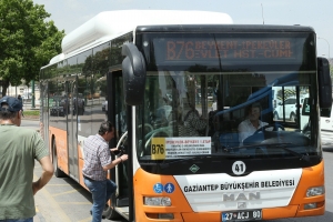GAZİANTEP'TE 23 NİSAN'DA TOPLU TAŞIMA ÜCRETSİZ OLACAK