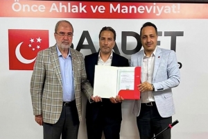 Gaziantep'te Saadet Partisi'ne yeni başkan