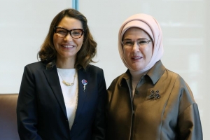 Emine Erdoğan, Brezilya Devlet Başkanı'nın eşi Silva ile görüştü